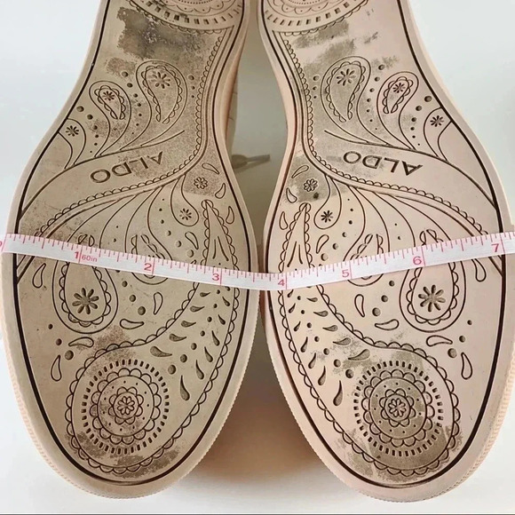 Aldo White Leather Sneaker - Picture 8 of 8